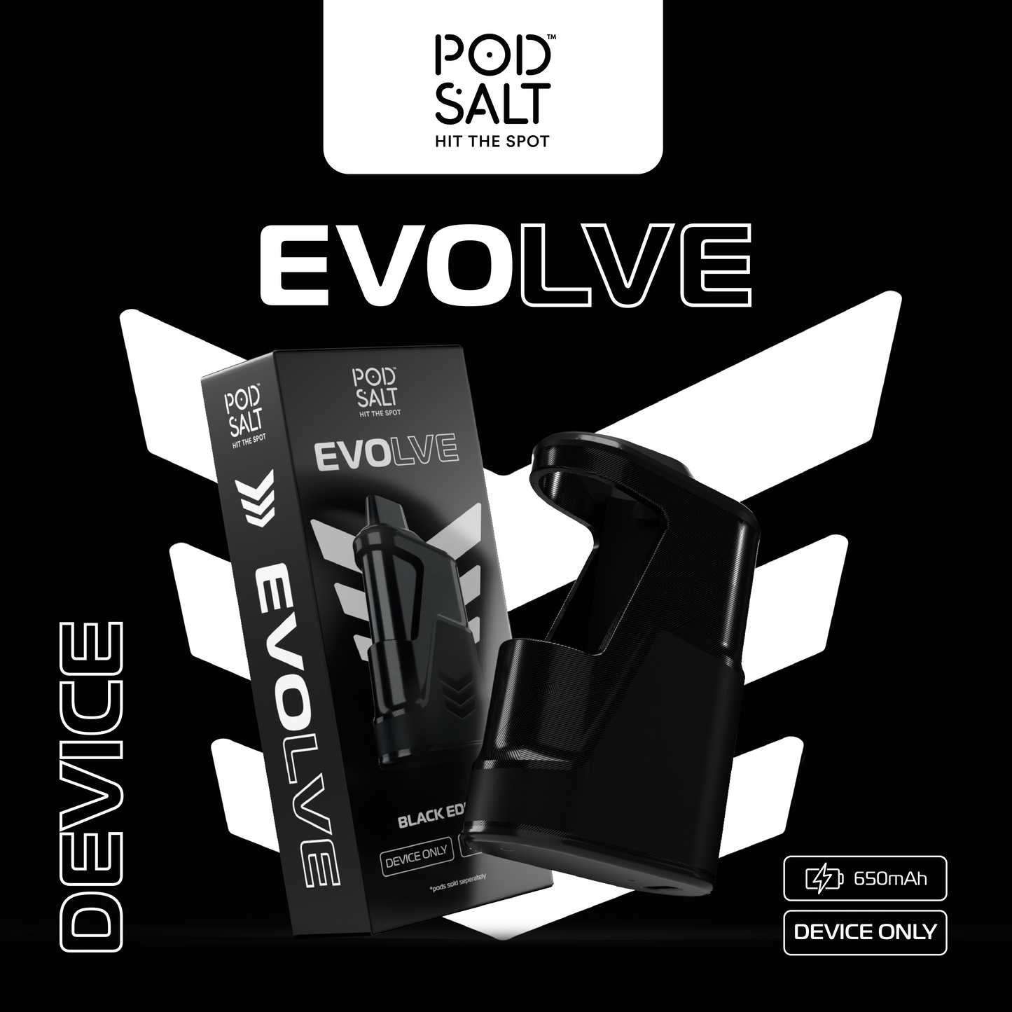 Pod Salt Evolve Black Device