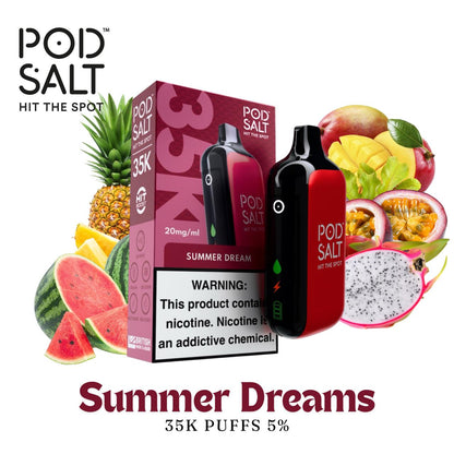 Pod Salt 35K Puffs 2% et 5%